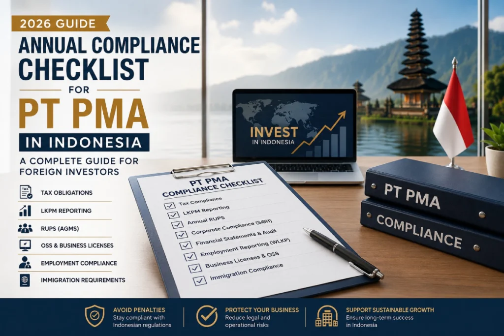 Annual Compliance Checklist for PT PMA in Indonesia
