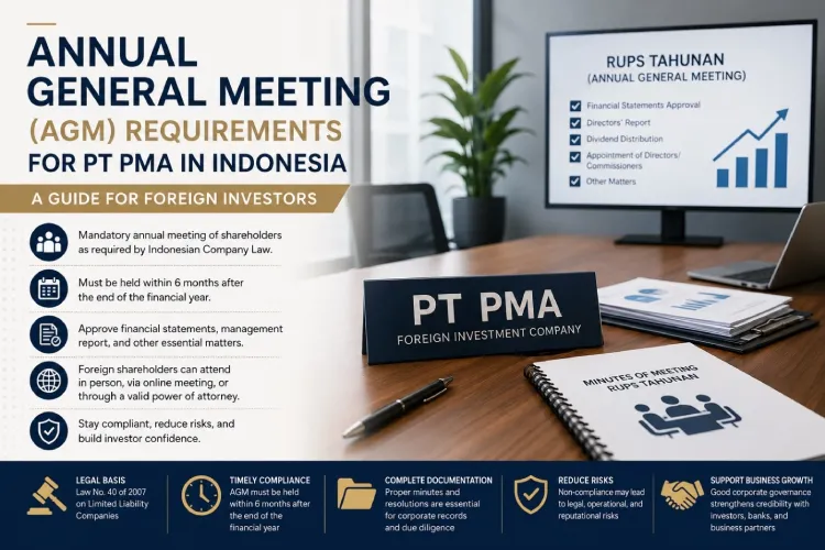 Annual General Meeting (AGM) Requirements for PT PMA in Indonesia A Guide for Foreign Investors